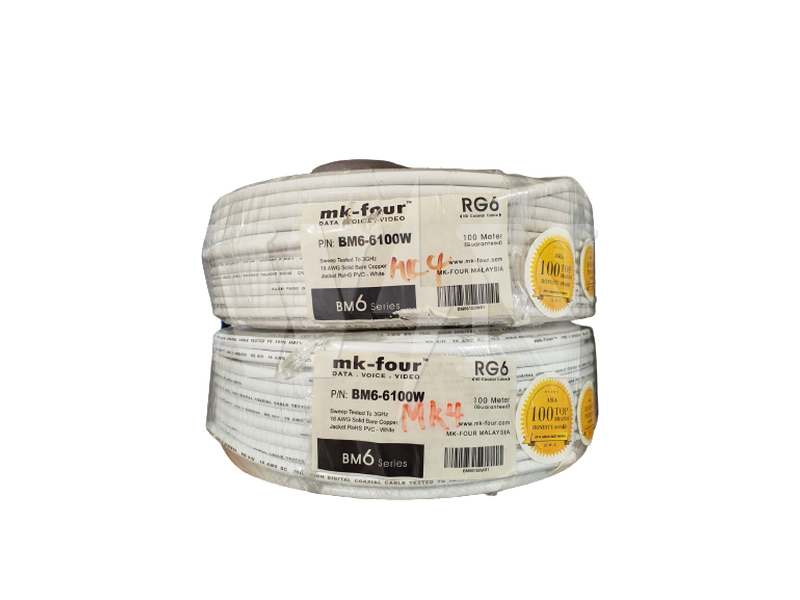 MK-FOUR Coaxial Cable RG-6 BM6