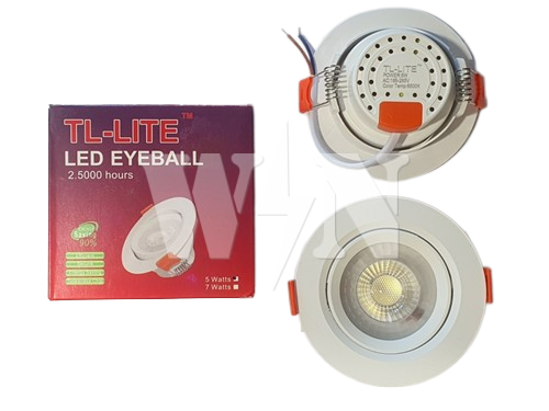 TL-LITE LED Eye Ball Round 3" 5W EB005