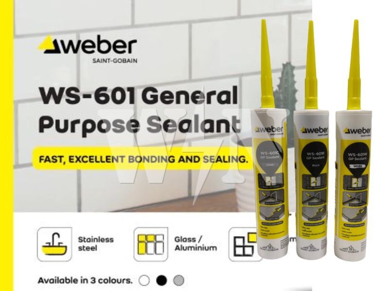  Weber General Purpose Sealant Silicone WS601 240ml