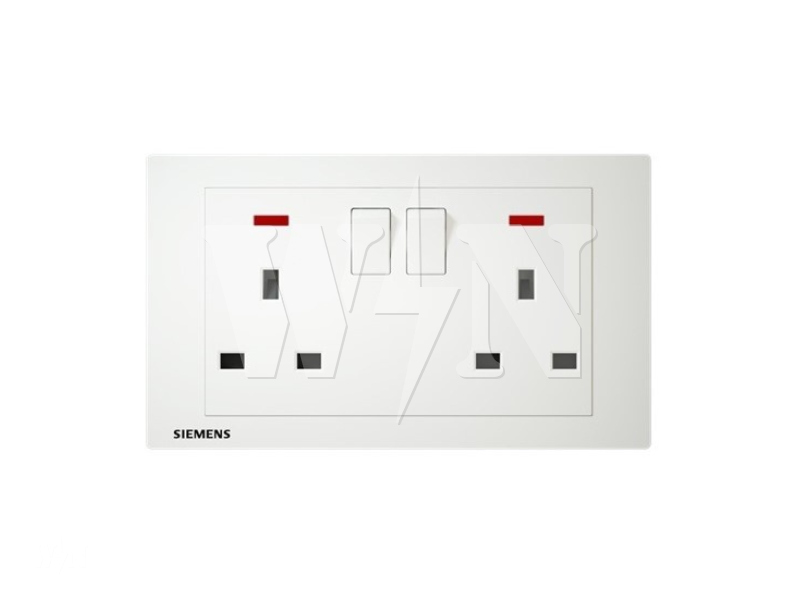 SIEMENS RELFA 2 X 13A SWITCH SOCKET 5UB1322