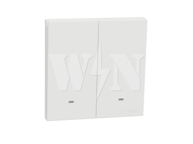 SCHNEIDER AVATARON C 2GANG 1WAY (WHITE) E8732L1FWE