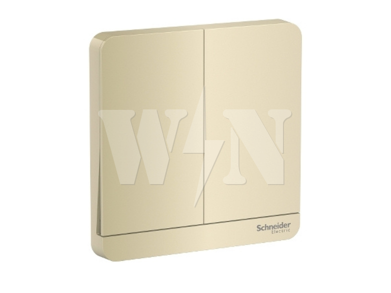 SCHNEIDER AVATARON 2GANG 1WAY (GOLD) E8332L1