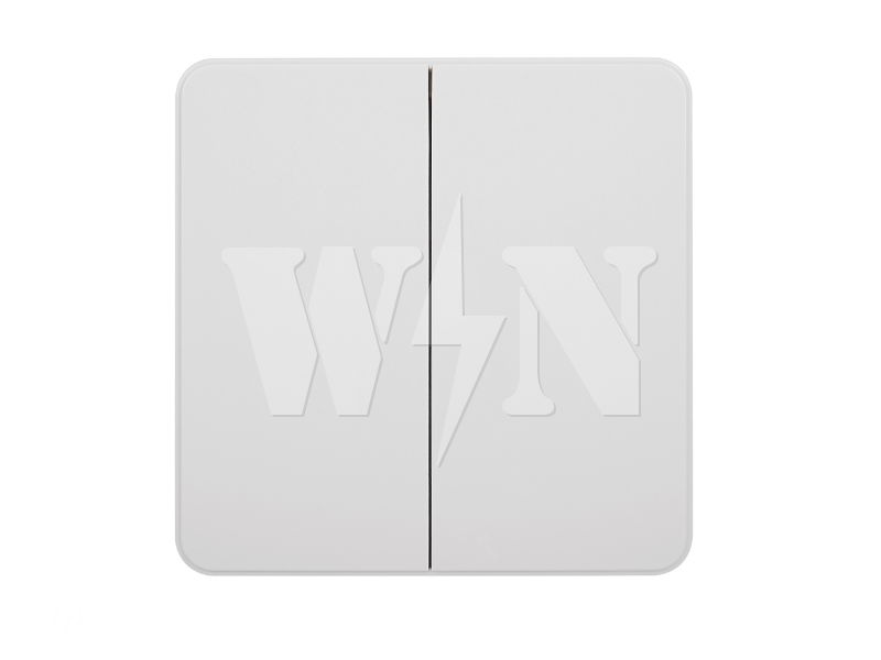 HAGER DREAM 2GANG 1WAY SWITCH (WHITE) WGDL121