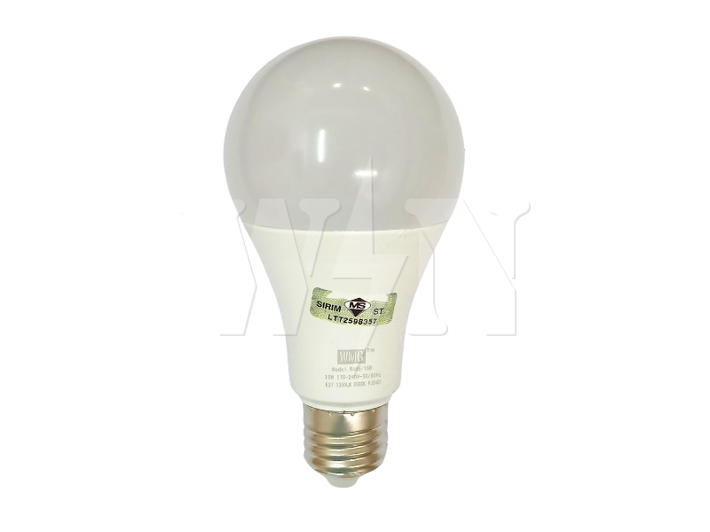 WMG E27 LED BULB 15W A70 (6000K) SIRIM