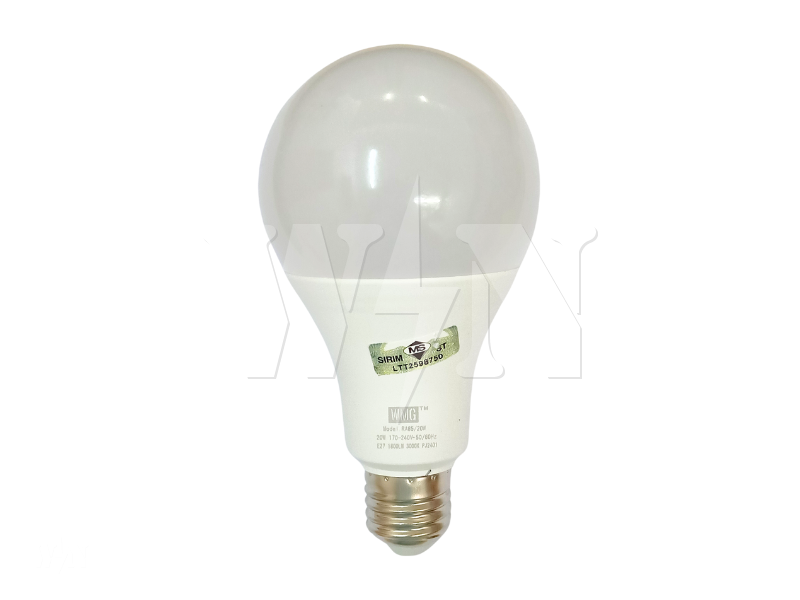 WMG E27 LED BULB 20W A80 (3000K) SIRIM