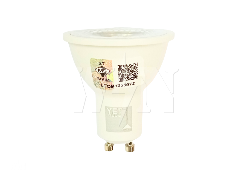 YETPLUS GU10 LED HALOGEN BULB 240V 8W (6000K)