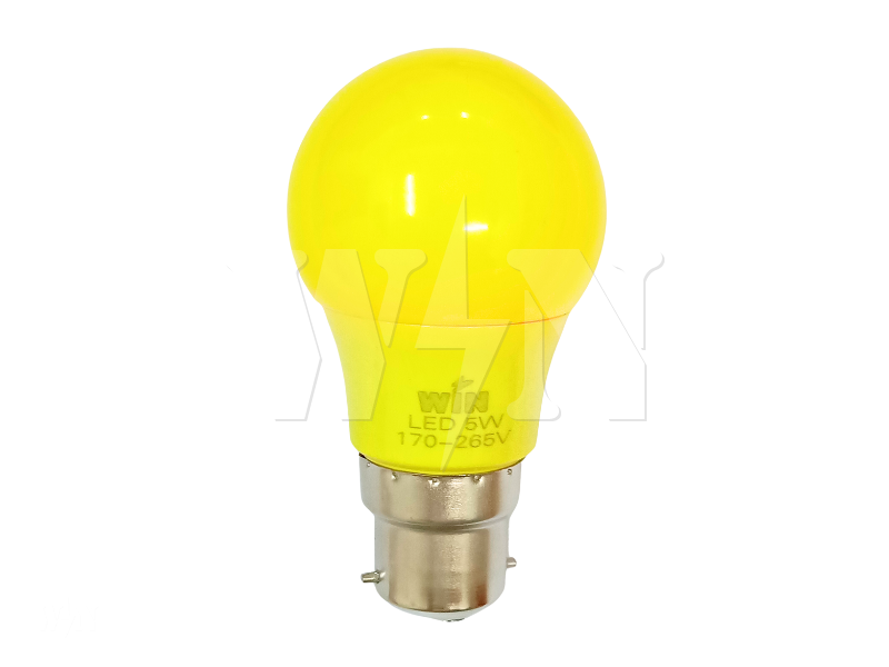 WMG B22 LED BULB 5W CA50 (YELLOW)