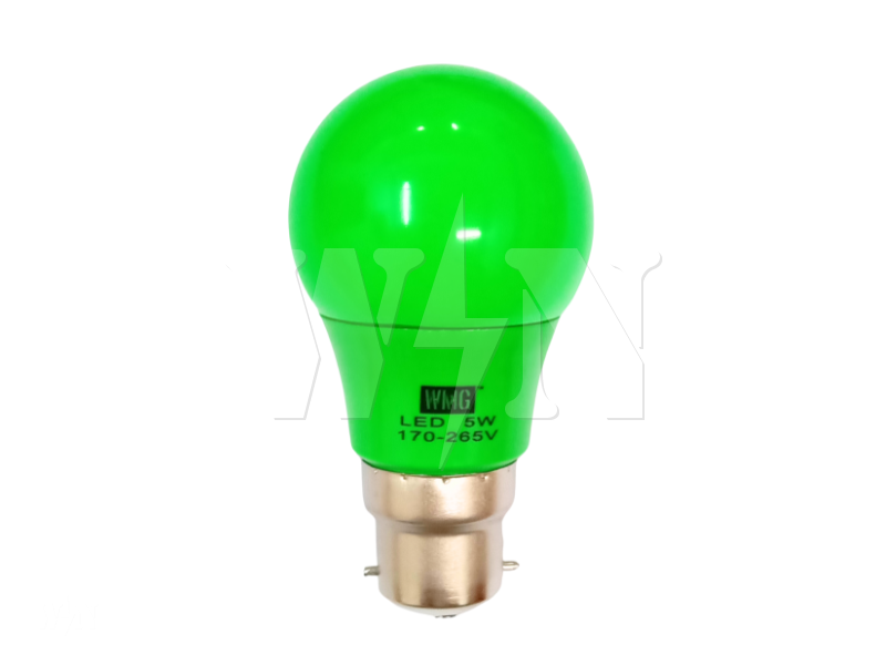 WMG B22 LED BULB 5W CA50 (GREEN)