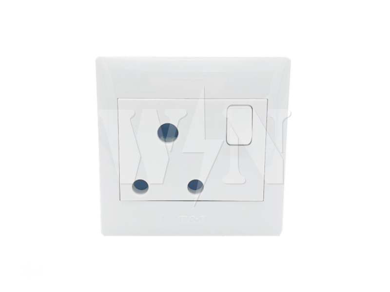 T&J DAZZLE 15A SWITCH SOCKET HB815S