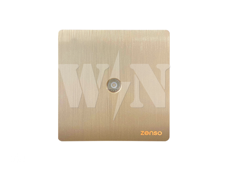 ZENSO GRANDE TV SOCKET (GOLD) G2011