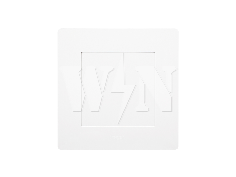 HAGER MUSE BLANK PLATE (WHITE) WGMBP1