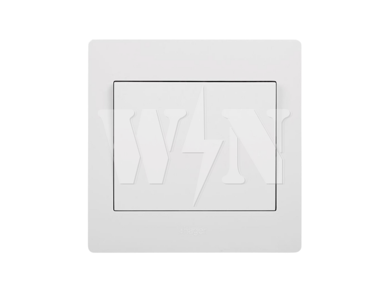 HAGER MUSE 1GANG INTERMEDIATE SWITCH (WHITE) WGML113